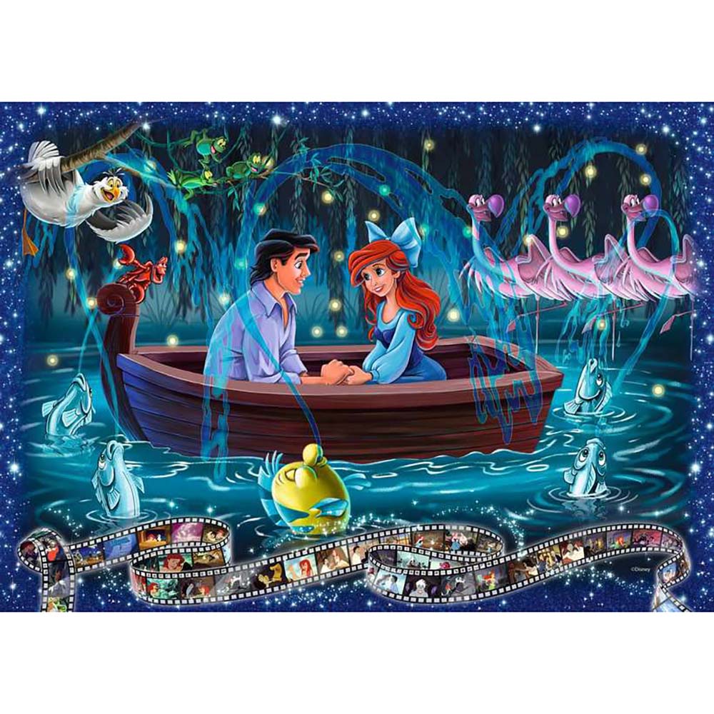 Ravensburger 12000319 Rompecabezas 1000 piezas Disney La Sirenita, rompecabezas