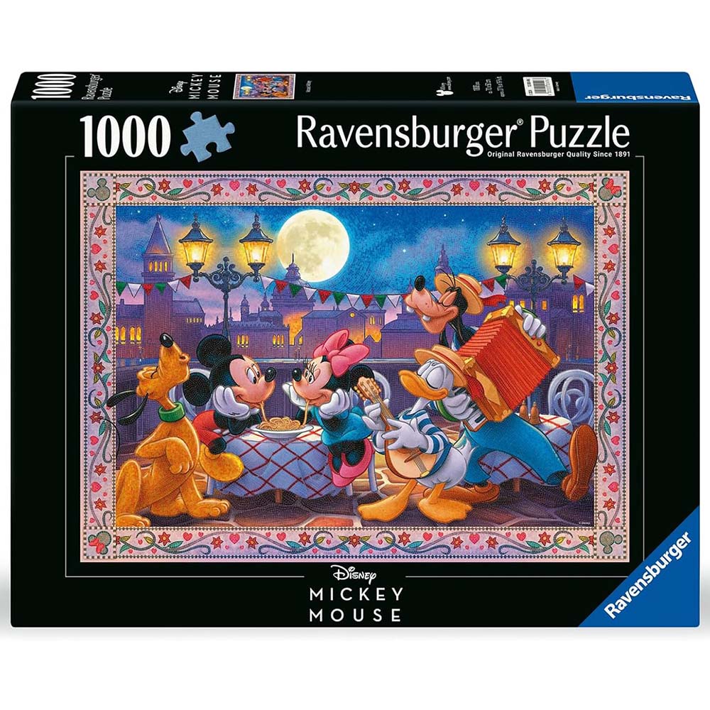 Ravensburger 12000496 Rompecabezas 1000 piezas Disney Mosaic Mickey, rompecabezas