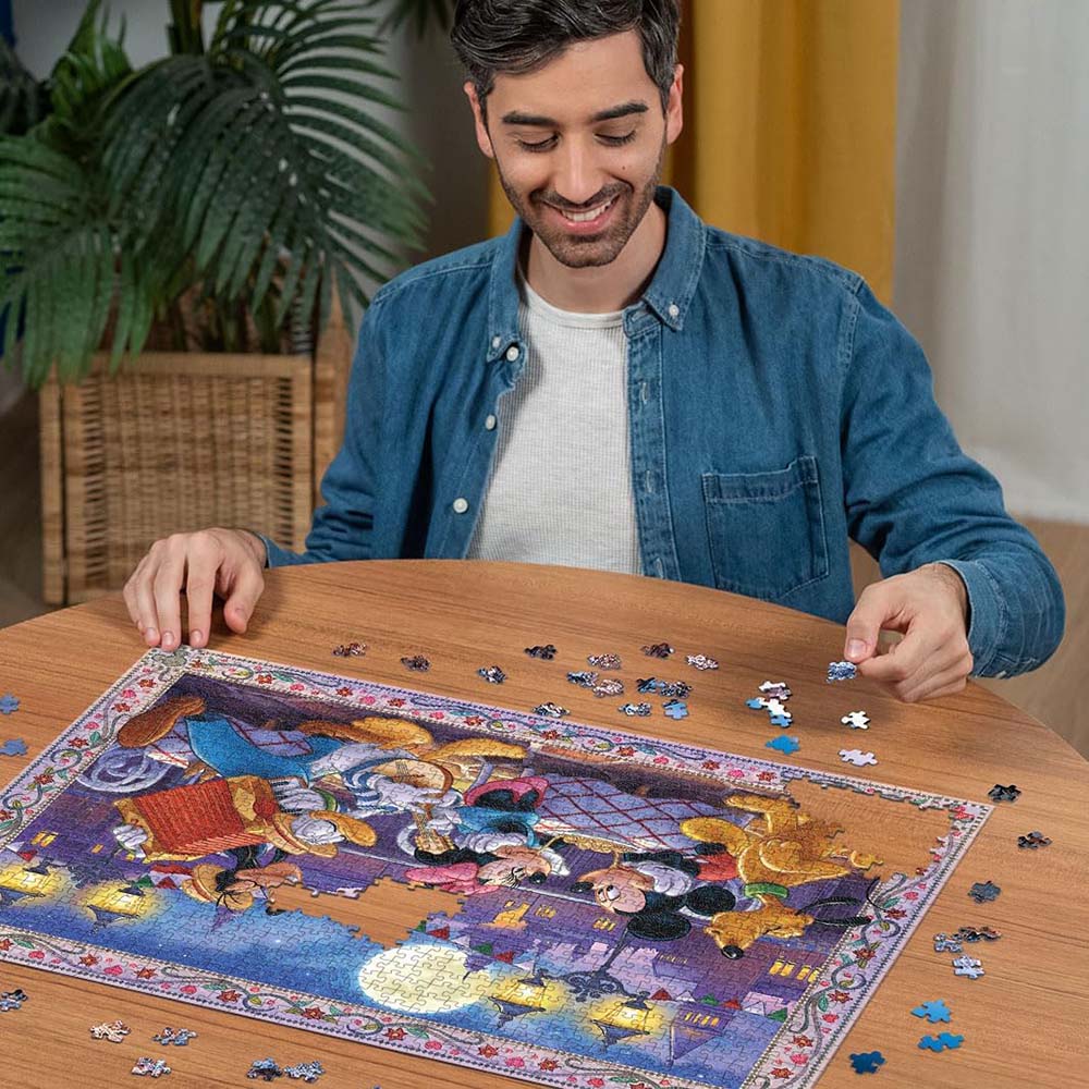 Ravensburger 12000496 Rompecabezas 1000 piezas Disney Mosaic Mickey, rompecabezas
