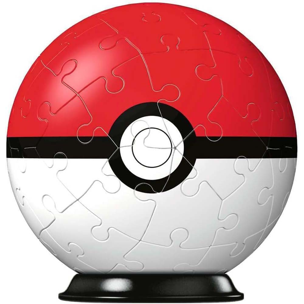 Ravensburger 11256 Pokémon Pokeball 3D, rompecabezas 3d
