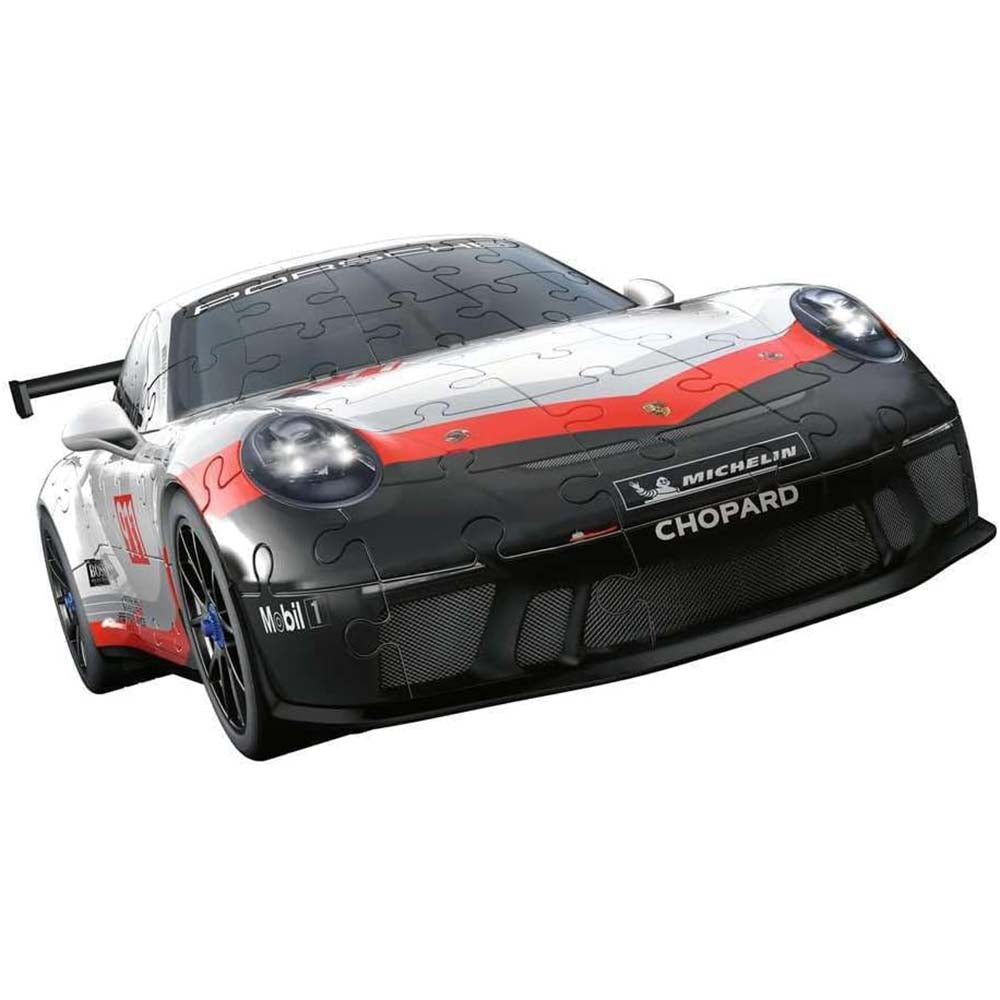 Ravensburger 11557 Rompecabezas Porsche 911 GT3 Cup 3D, rompecabezas 3d