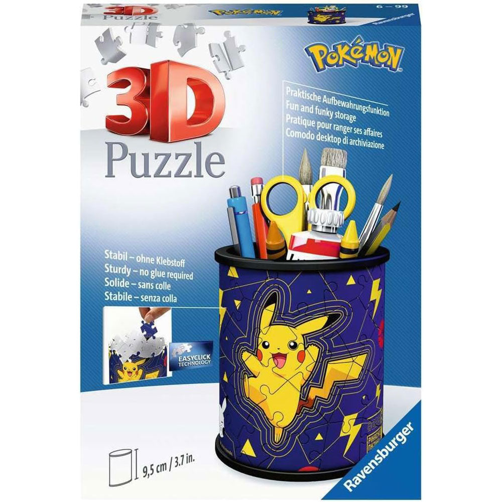 Portalapices Pokemon 54P 11257, rompecabezas 3d
