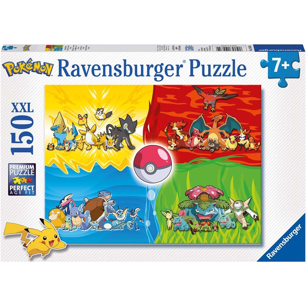 Ravensburger Pokémon Rompecabezas Infantil XXL 100 Piezas Pikachu y Amigos