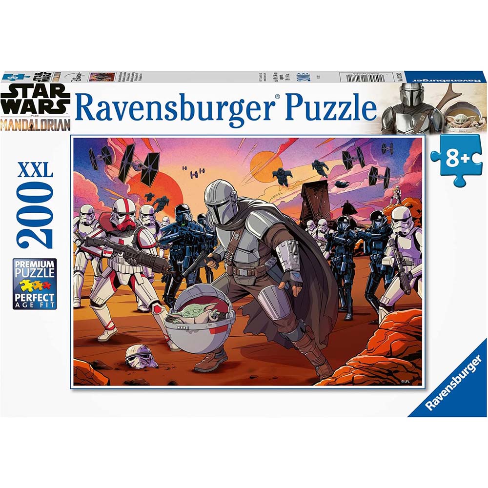 Ravensburger 13278 Star Wars The Mandalorian: Face Off - Rompecabezas XXL de 200 Piezas