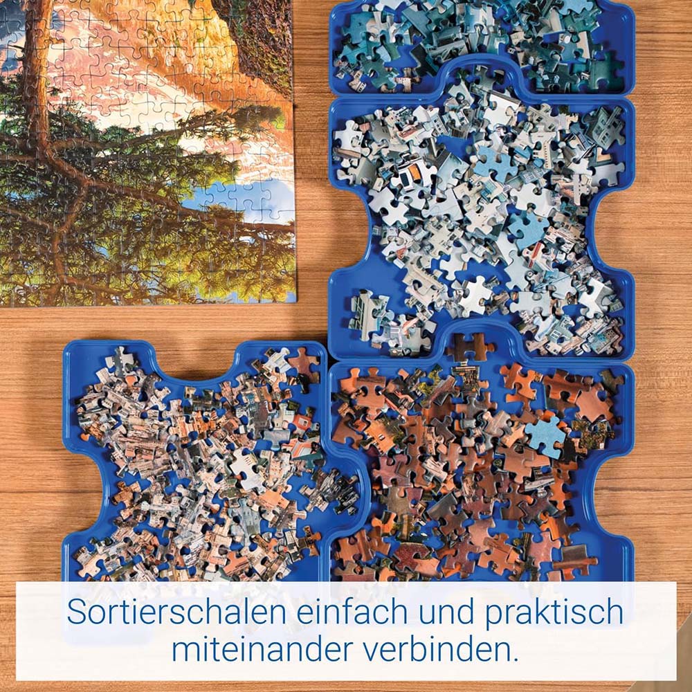 Ravensburger Clasificador y Organizador de Piezas para Rompecabezas, accesorios para rompecabezas
