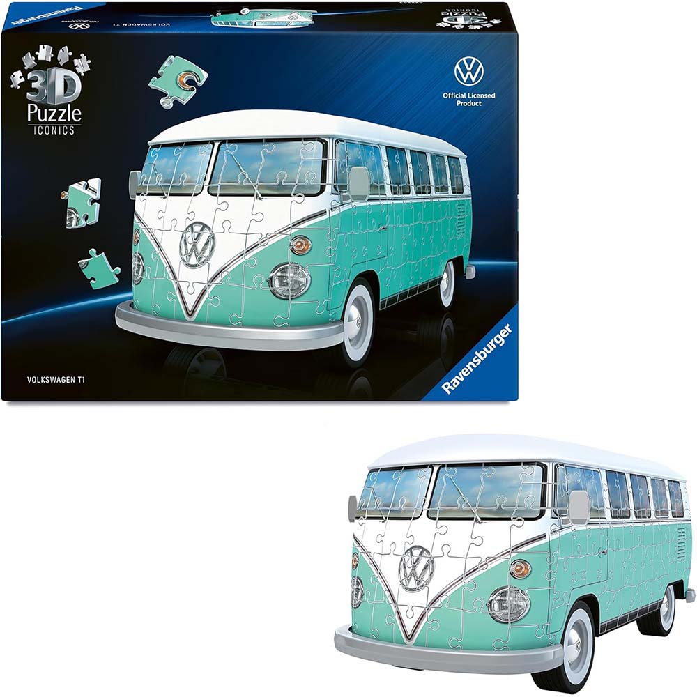 Ravensburger 3D Puzzle Volkswagen T1 Iconics 162 Piezas