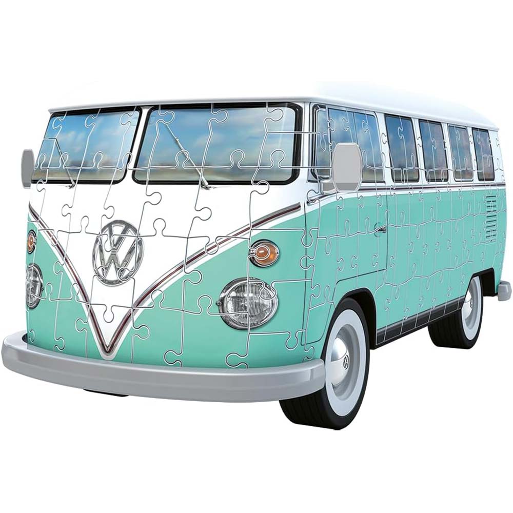 Ravensburger 3D Puzzle Volkswagen T1 Iconics 162 Piezas, rompecabezas