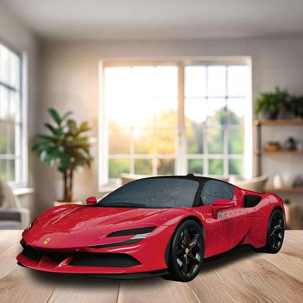 Ravensburger 3D Puzzle Ferrari SF90 Stradale 108 Piezas, rompecabezas