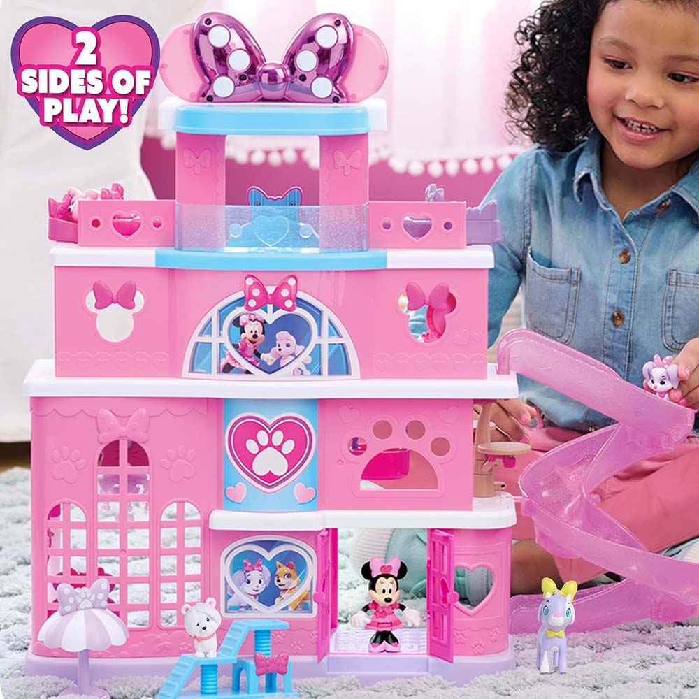 Disney Jr. Minnie Mouse Pet Hotel Playset 88329, sets de juego