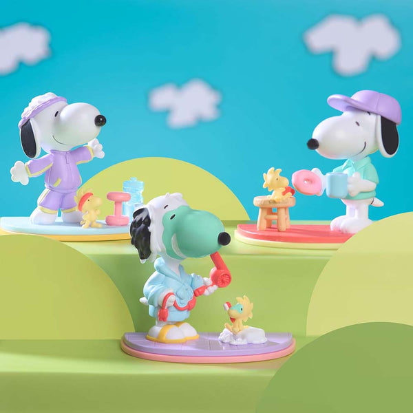 Peanuts Happy Haul Mindful Mondays Figuras Coleccionables Sorpresa con Snoopy y Woodstock