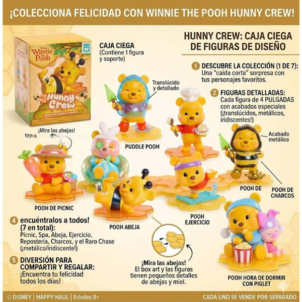 Happy Haul Figura Sorpresa Coleccionable Winnie The Pooh Hunny Crew Disney Serie