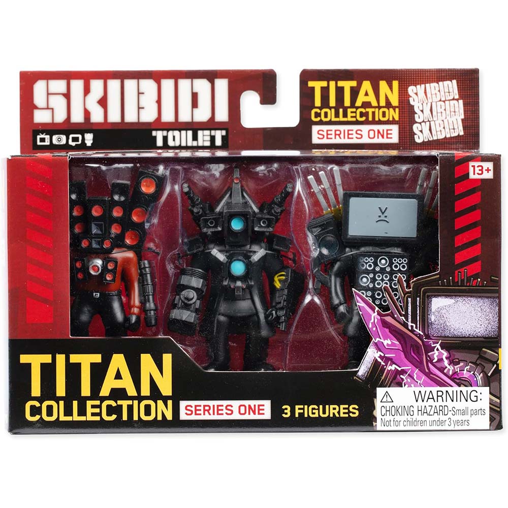 SKIBIDI Toilet Titan Collection Series One 185905, figuras de colección