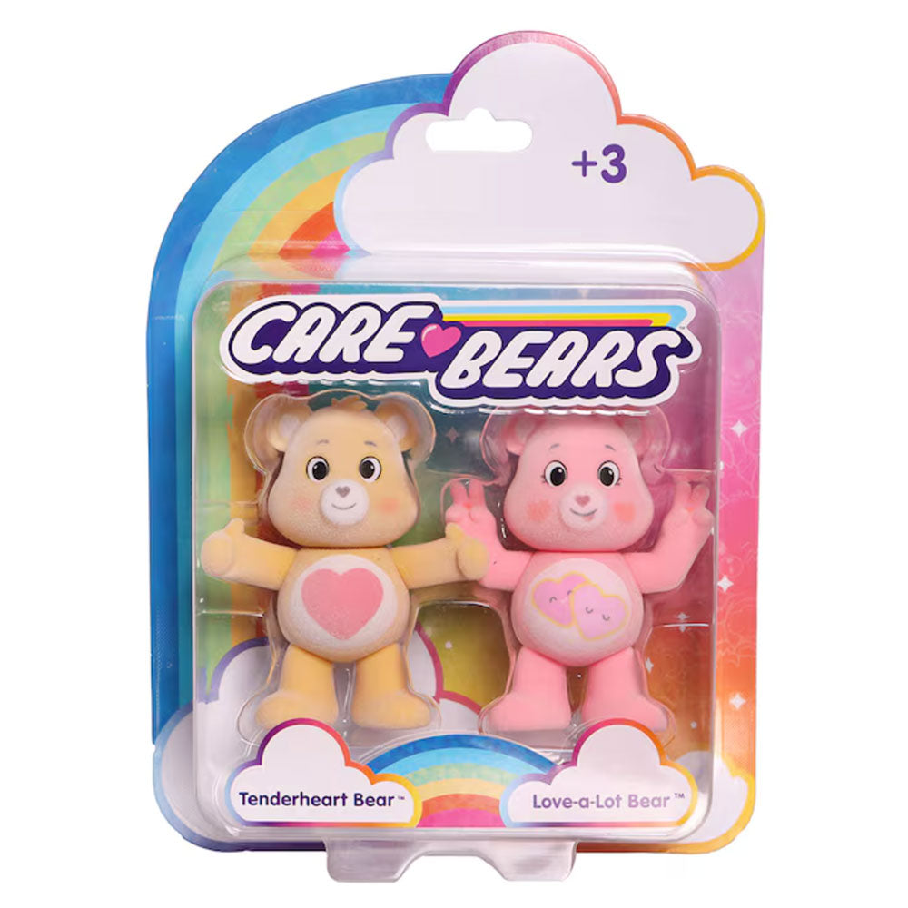 Care Bears 3" Tenderheart Bear & Love-A-Lot Bear 182950, peluches