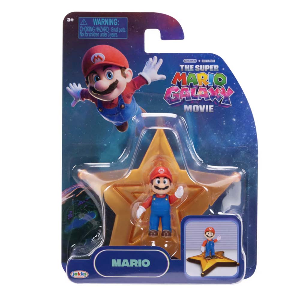 Jakks Pacific The Super Mario Galaxy Movie 1.5 Pulg Mario 065-00001
