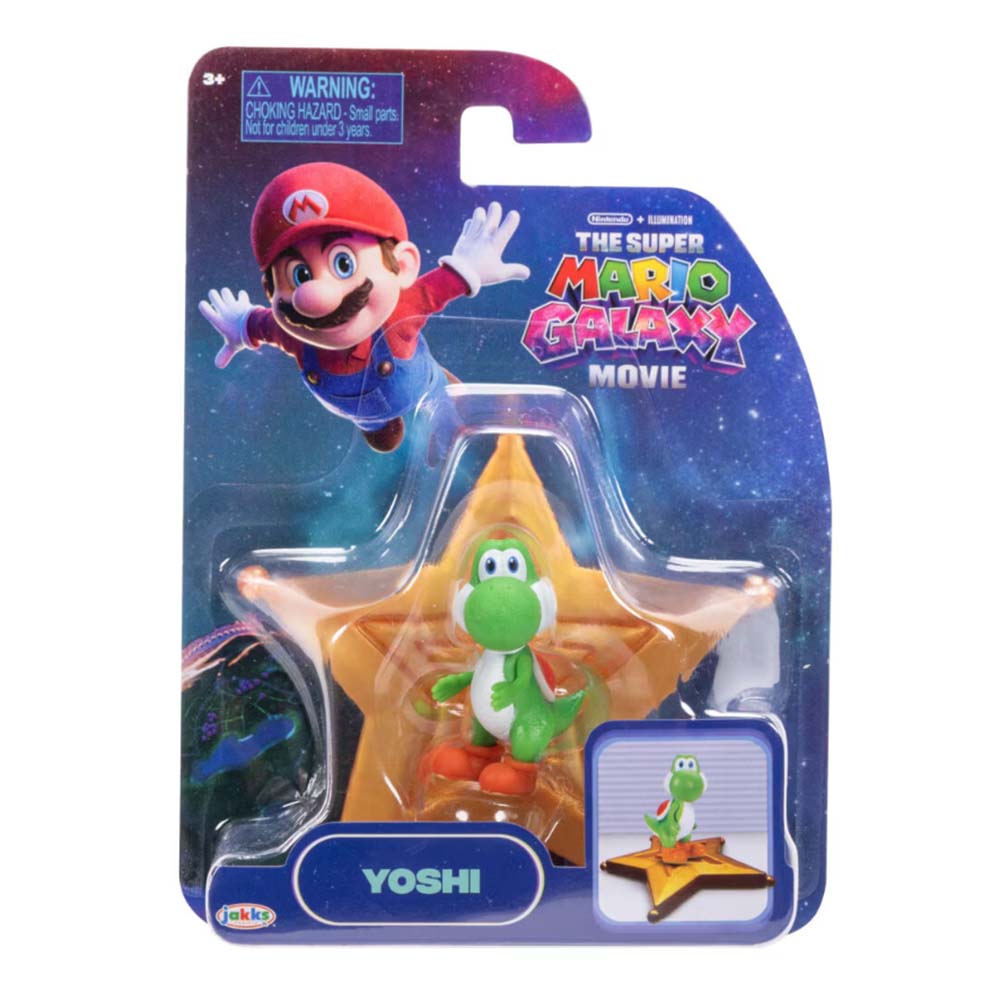 Jakks Pacific The Super Mario Galaxy Movie 1.5 Pulg Yoshi 065-00001
