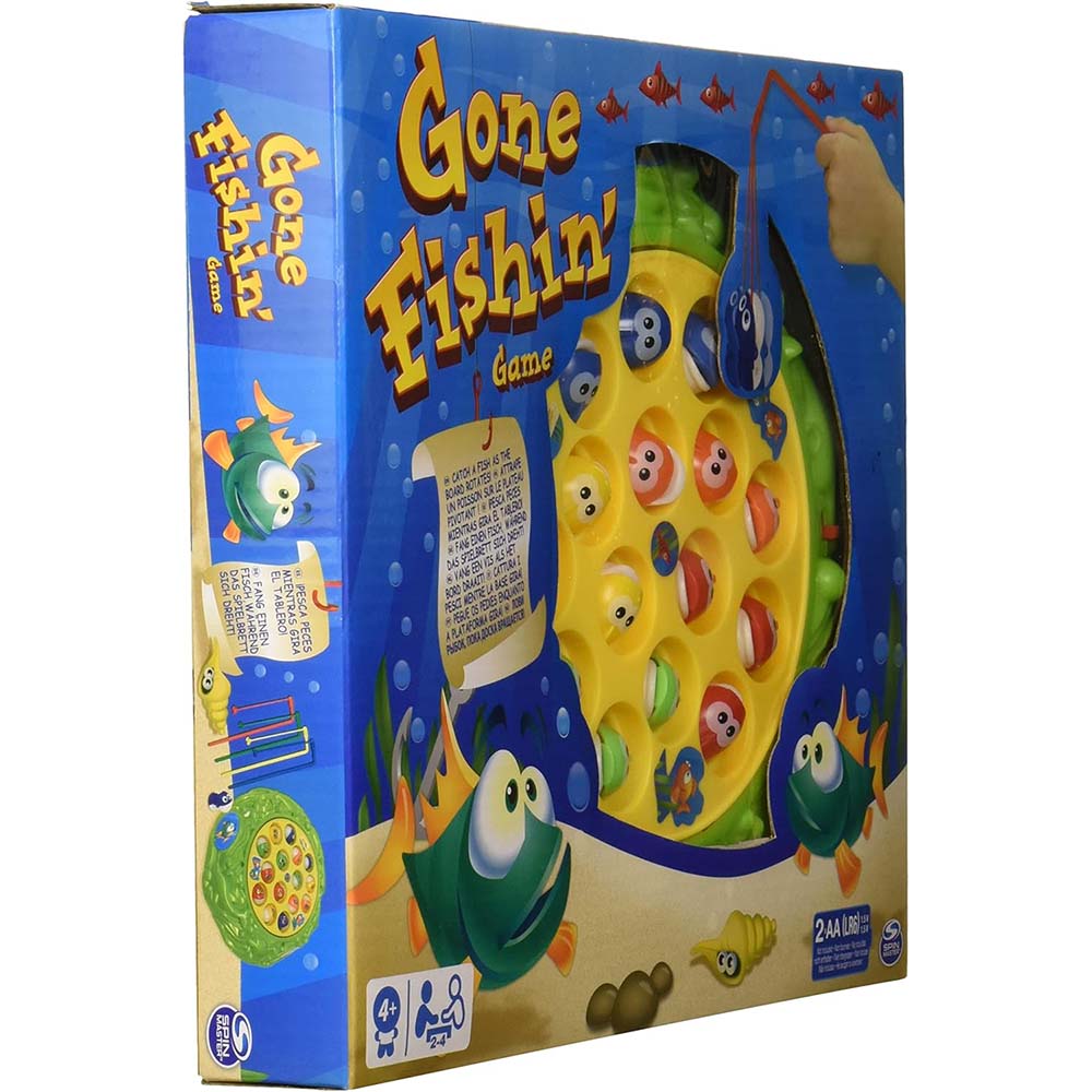 Spin Master Juego Vamos a Pescar Deluxe 6033218: Juego de mesa - Edad 4+