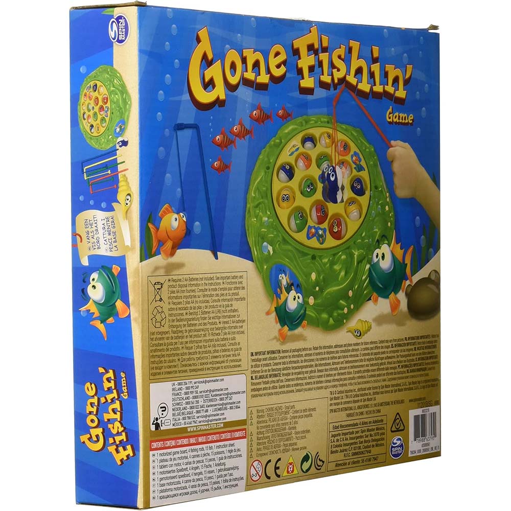 Spin Master Juego Vamos a Pescar Deluxe 6033218: Juego de mesa - Edad 4+