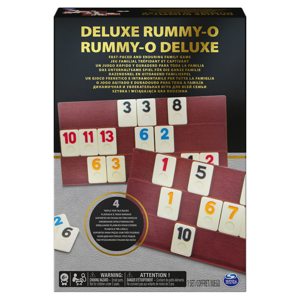 Spin Master Juego Rummy O Deluxe 6035367: Juego de mesa - Edad 6+