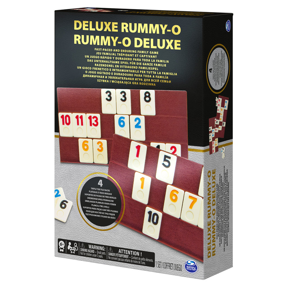 Spin Master Juego Rummy O Deluxe 6035367: Juego de mesa - Edad 6+