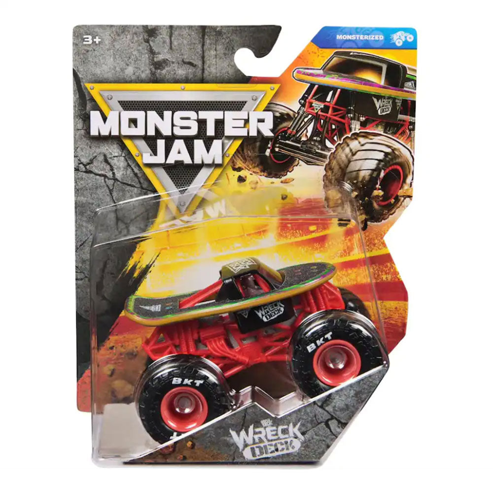 MONSTER JAM 1:64 - WRECK DECK 6044941, camiones de juguete a escala 1:64