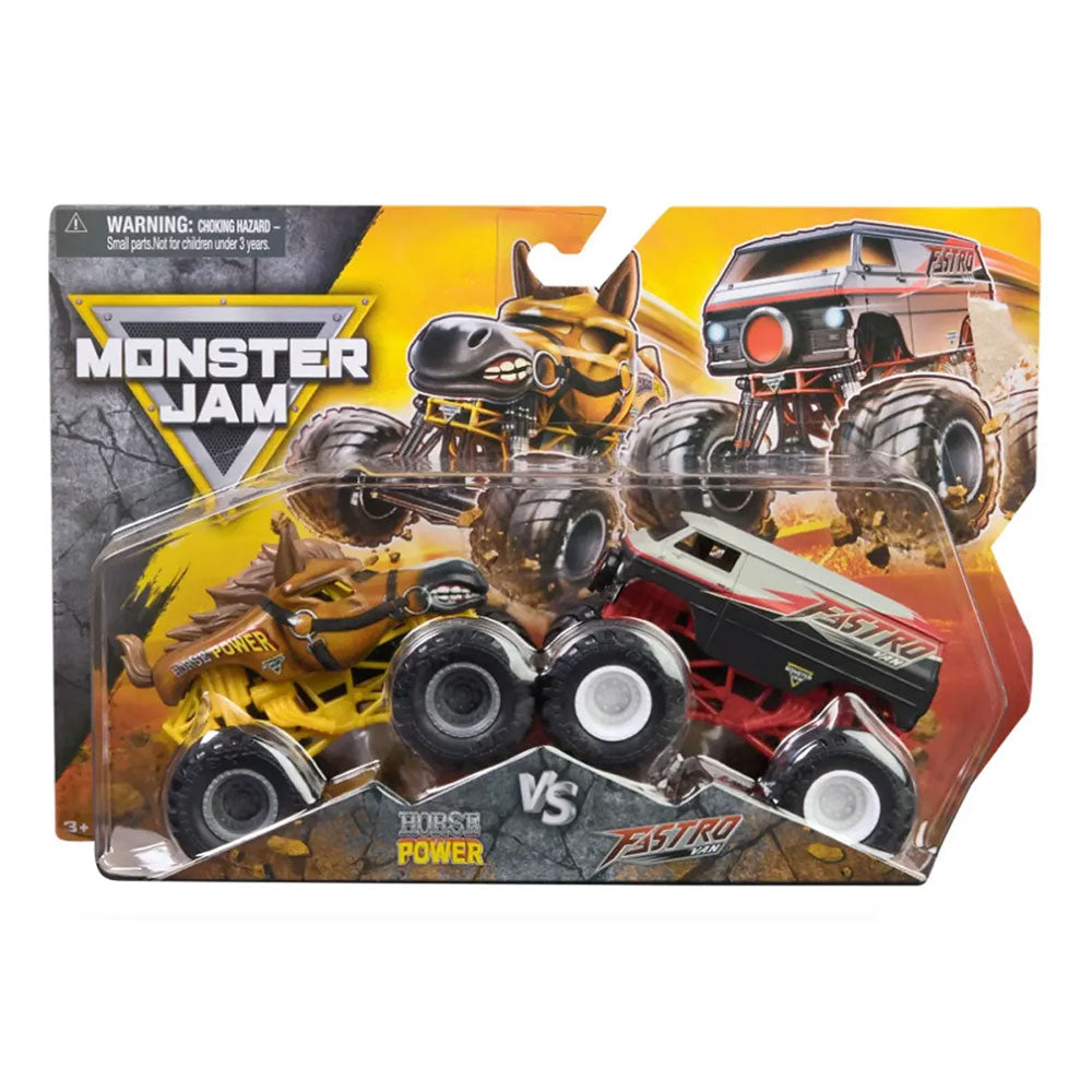 Monster Jam 1:64 Horse Power Vs Fastro Van 6064128