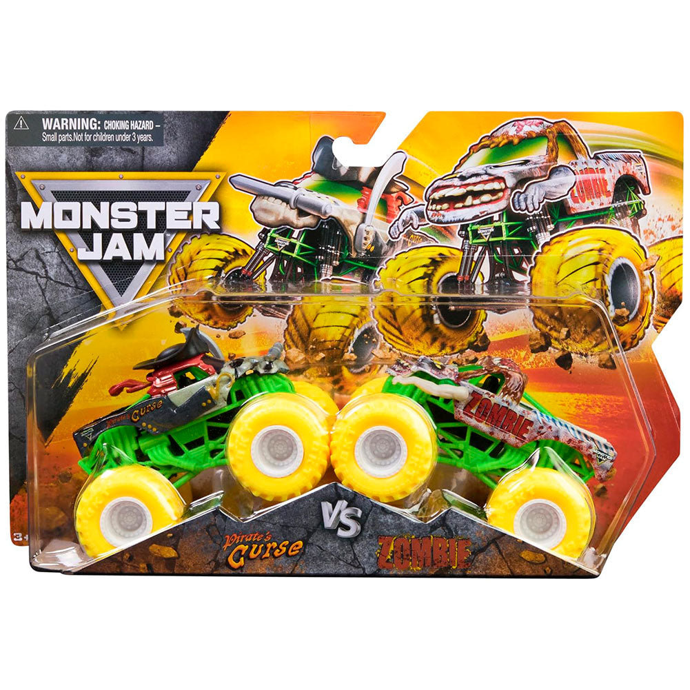 Monster Jam 1:64 Pack Pirate's Curse Vs. Zombie 6064128