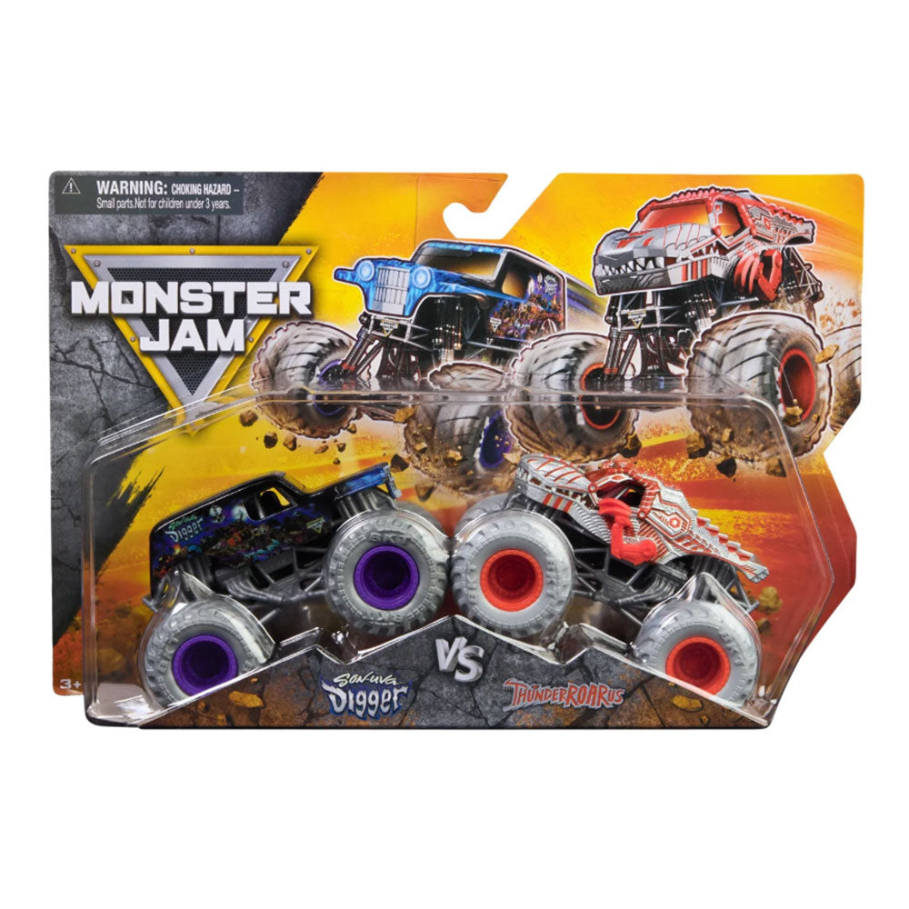 Monster Jam 1:64 Son-Uva Digger vs ThunderROARus 6064128