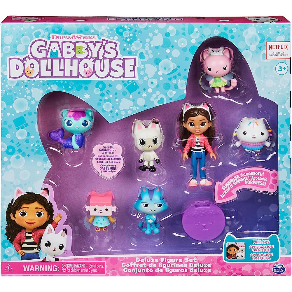 La casa de muñecas de Gabby Casa de Gabby Conjunto de Figuras Deluxe 6065351: Set de juego - Edad 3+