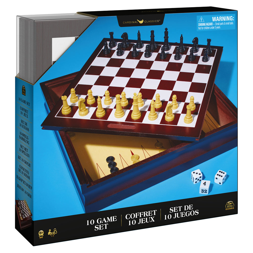 Spin Master Set de 10 Juegos Deluxe 6065366: Juego de mesa - Edad 6+