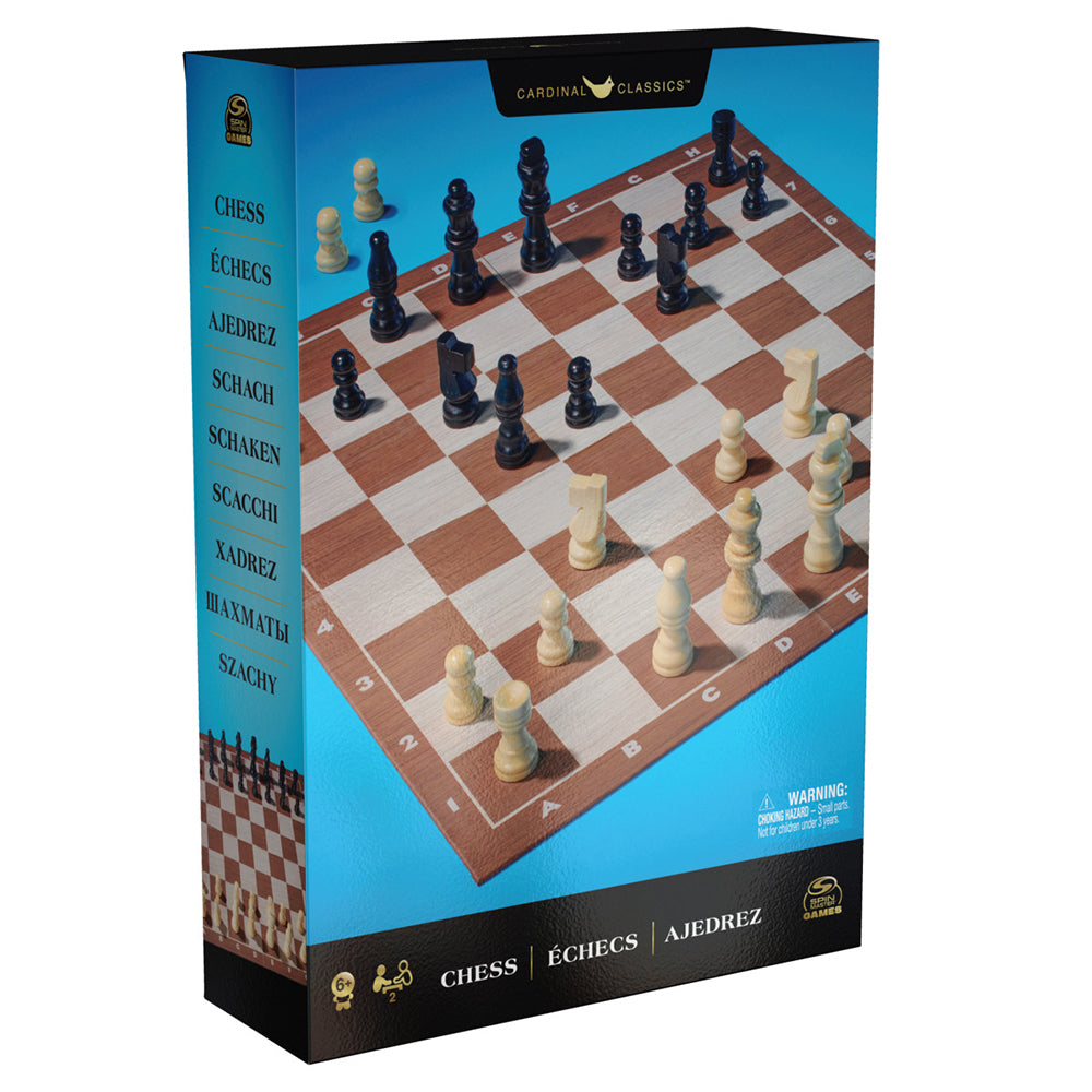 Juego Cardinal Classics Ajedrez de Madera 6065339: Juego de mesa - Edad 6+