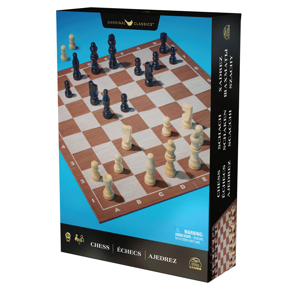 Juego Cardinal Classics Ajedrez de Madera 6065339: Juego de mesa - Edad 6+
