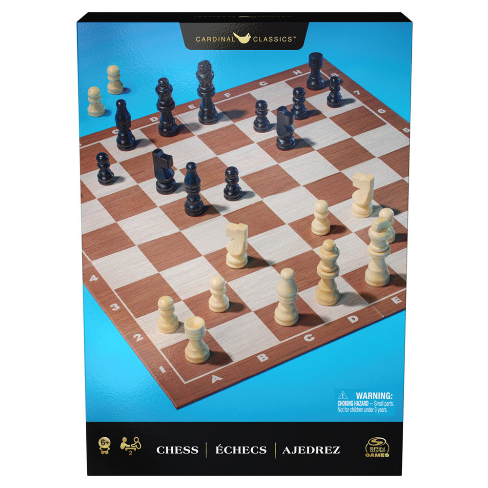 Juego Cardinal Classics Ajedrez de Madera 6065339: Juego de mesa - Edad 6+