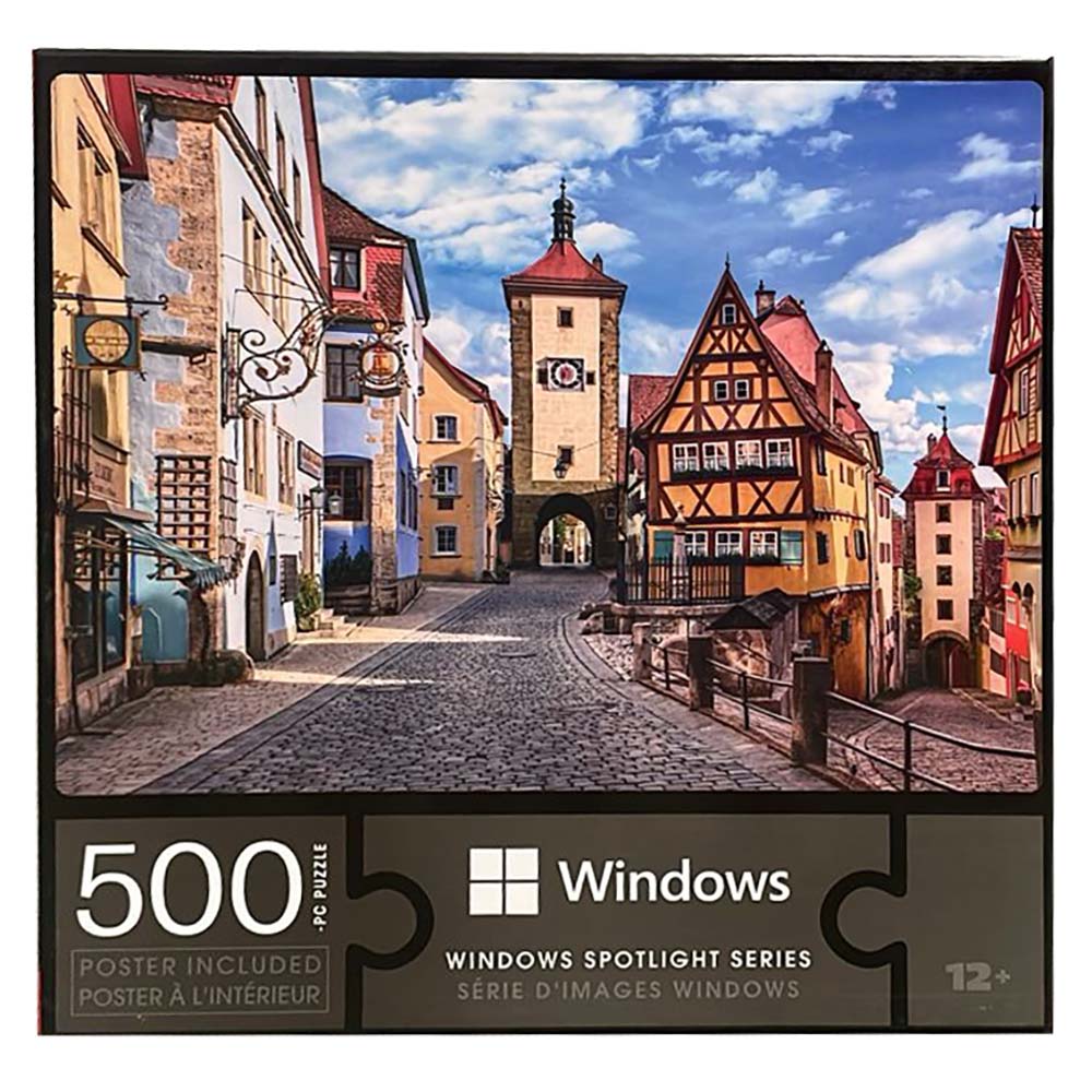 Rompecabezas 500 piezas Pueblo Medieval 6065704 - Edad 5+