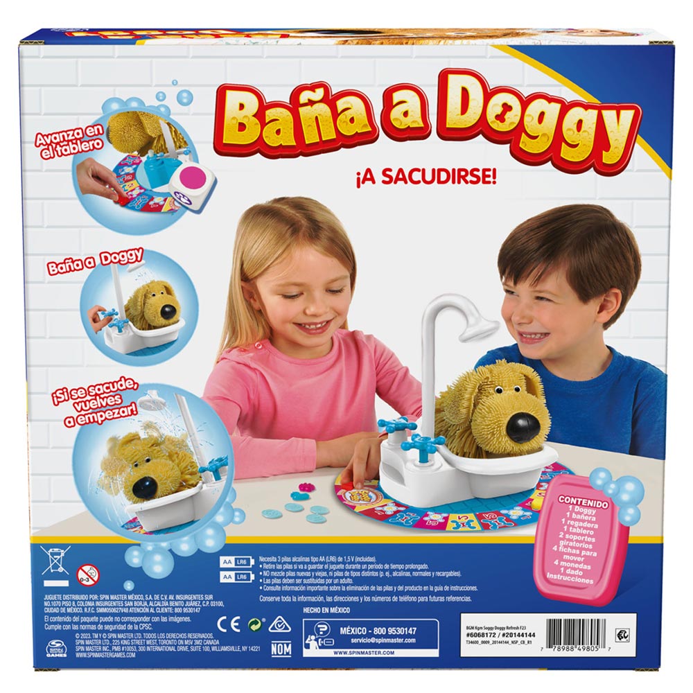 Spin Master Juego Baña a Doggy 6068172: Juego de mesa - Edad 4+