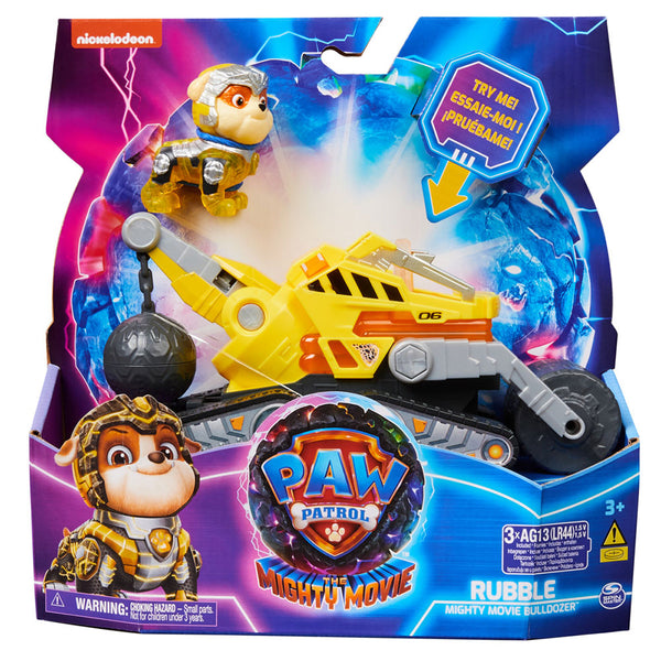 PAW PATROL MIGHTY MOVIE VEHÍCULOS TEMÁTICOS - RUBBLE 6067515