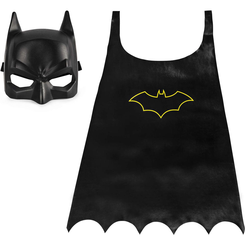 DC Batman Capa y Máscara Set Role Play 6067380: Accesorio de juego de rol - Edad 4+