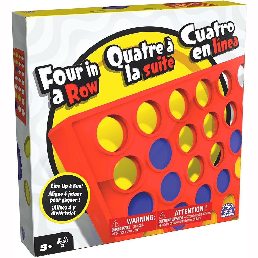 Spin Master Juego Cuatro en Línea 6067993: Juego de mesa - Edad 5+