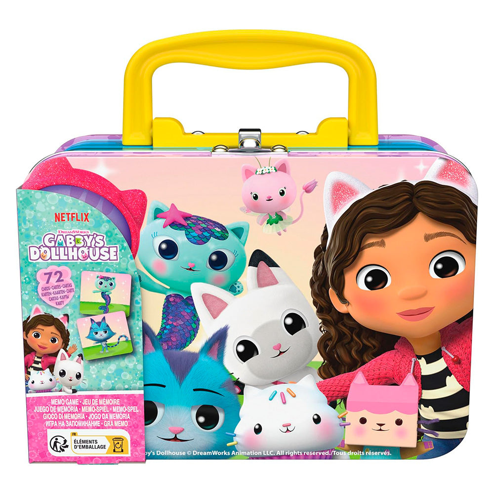 Spin Master Juego de Memoria Gabby - Lata Lonchera 6068654: Juego de mesa - Edad 3+