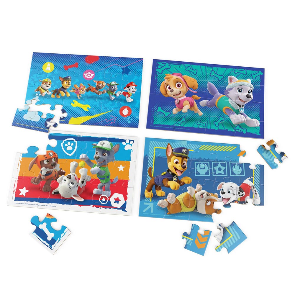 Spin Master Rompecabezas Paw Patrol 4 Pack 6066803 - Edad 4+