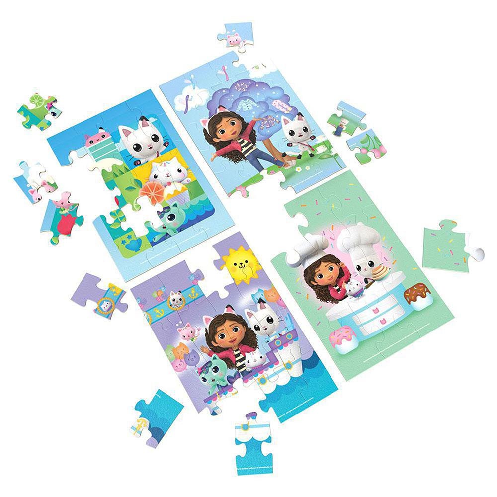 Spin Master Rompecabezas Gabby's Dollhouse 4 Pack 6067990 - Edad 4+