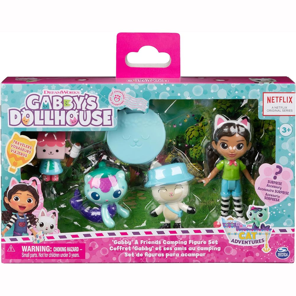 GABBY'S DOLLHOUSE SET DE FIGURAS CAMPAMENTO 6067225