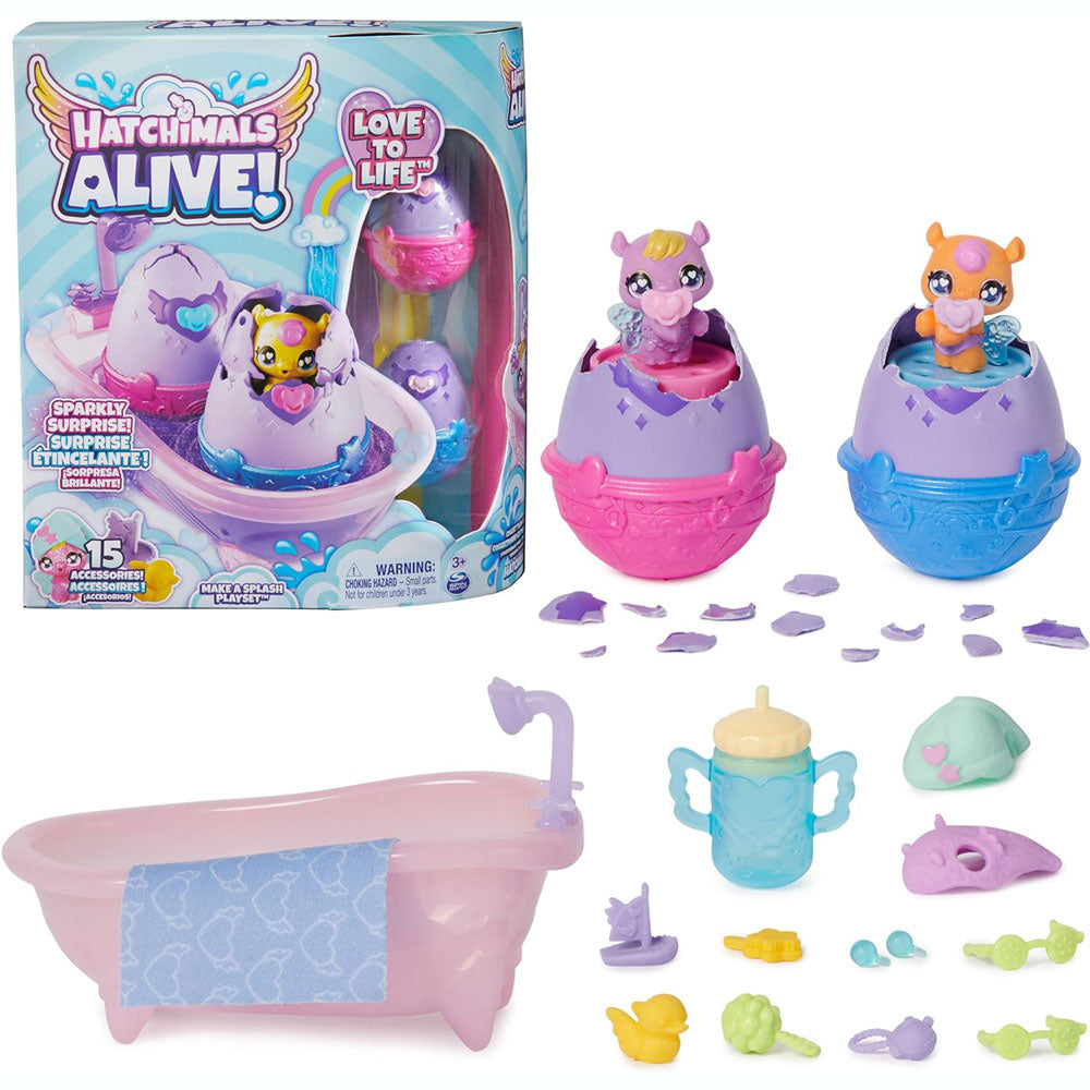 Hatchimals Bañera Pack 6068264: Set de juego