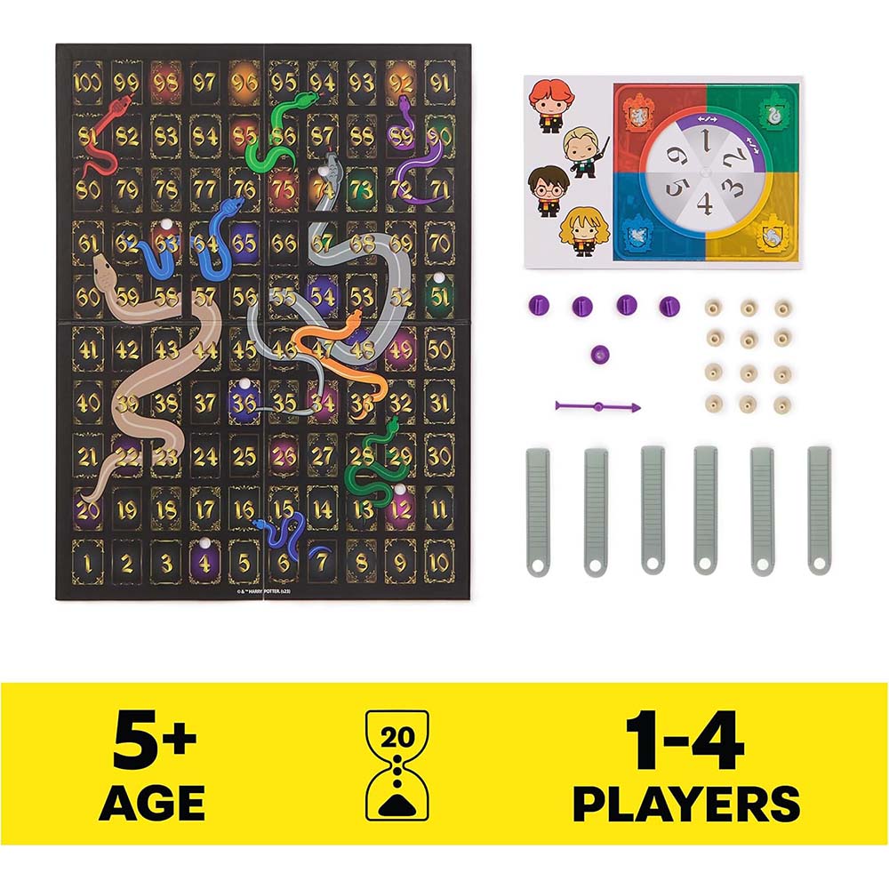 Serpents & Staircases de Wizarding World of Harry Potter 6071009, juegos de mesa
