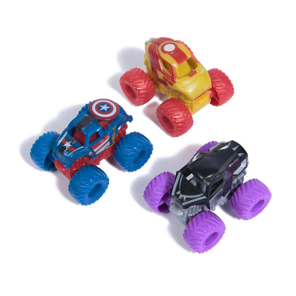 Monster Jam Mini Marvel Bundle Black Panther/Captain America/Iron Man 6070229