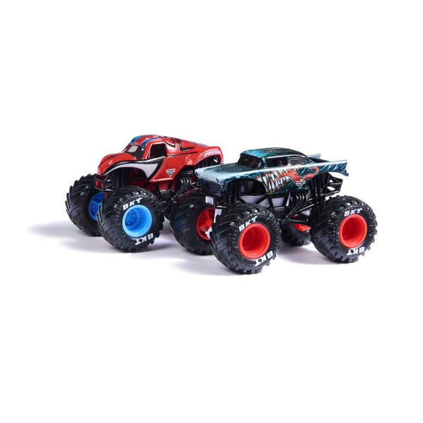 Monster Jam1:64 2 Pack Marvel Venom vs Spider Man 6070555