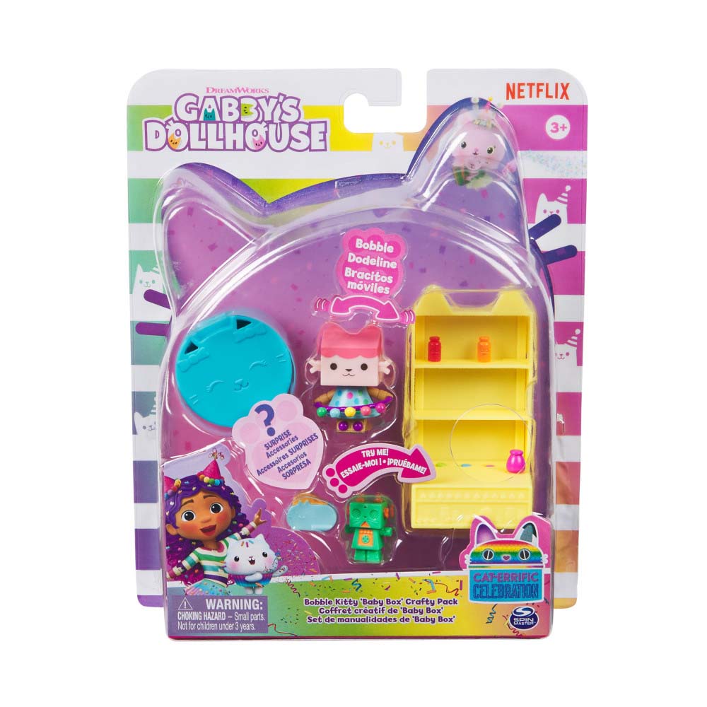 la casa de munecas de Gabby's Dollhouse Set de Muebles Gabby - Bebé Caja 6070093 - Edad 3+