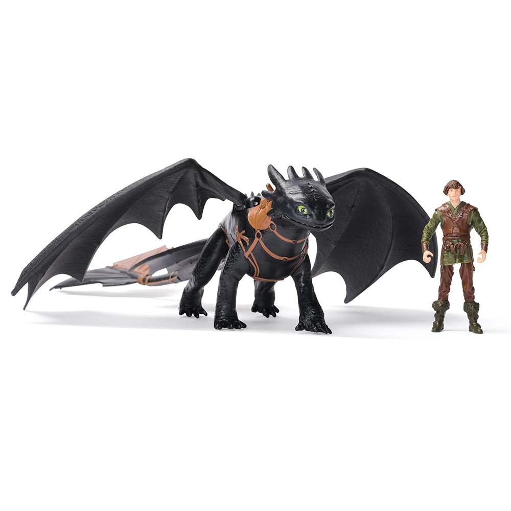 Cómo Entrenar a tu Dragón - Toothless + Hiccup 6072587, figuras de acción