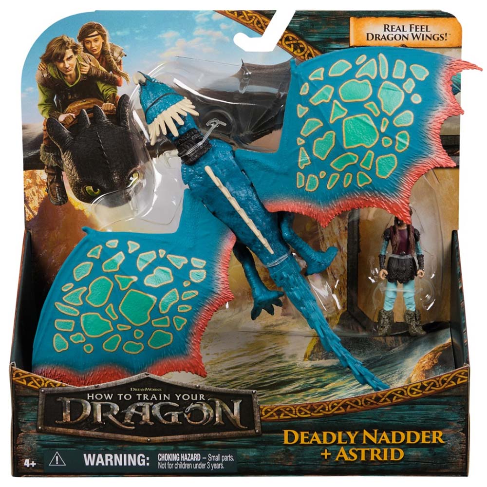Cómo Entrenar a tu Dragón - Deadly Nadder + Astrid 6072587, figuras de acción