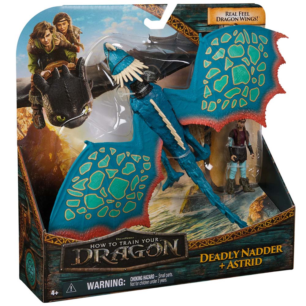 Cómo Entrenar a tu Dragón - Deadly Nadder + Astrid 6072587, figuras de acción