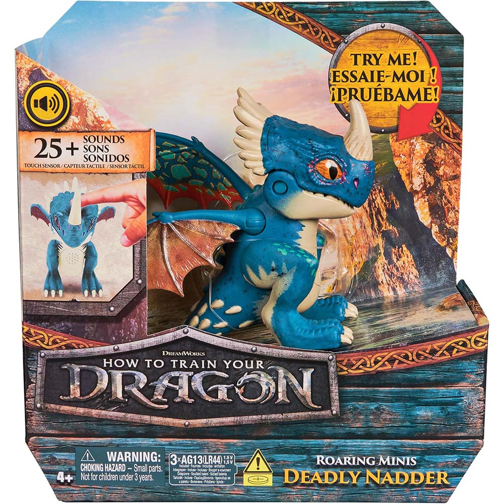 Cómo Entrenar a tu Dragón Roaring Minis Deadly Nadder 6072696, figuras de acción